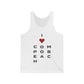 Compo Beach Vision // Compo Beach Westport Connecticut unisex tank top // westport connecticut gifts and merch // finding connecticut 