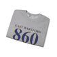 east hartord 860 connecticut / east hartford connecticut unisex sweatshirt // finding connecticut