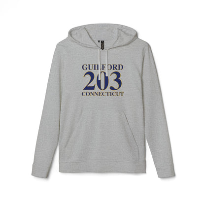 guilford 203 Connecticut// guilford connecticut unisex adidas hoodie sweatshirt   / finding connecticut 