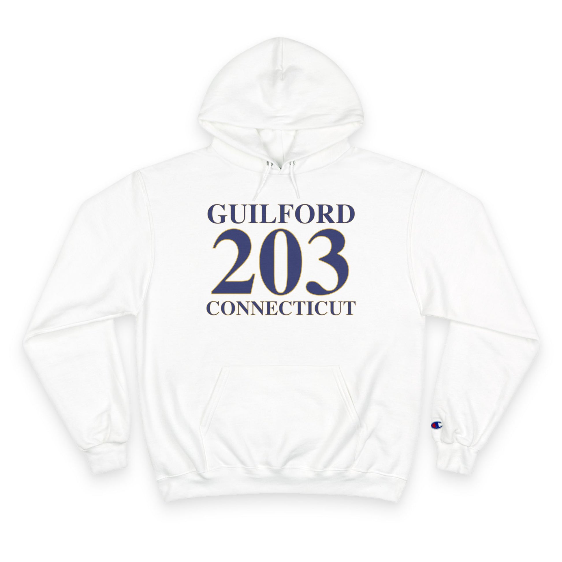 guilford 203 Connecticut// guilford connecticut unisex champion hoodie sweatshirts // finding connecticut 