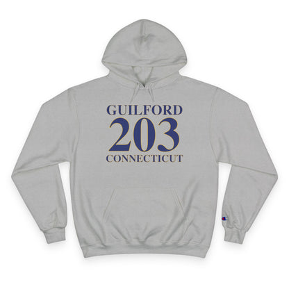 guilford 203 Connecticut// guilford connecticut unisex champion hoodie sweatshirts // finding connecticut 
