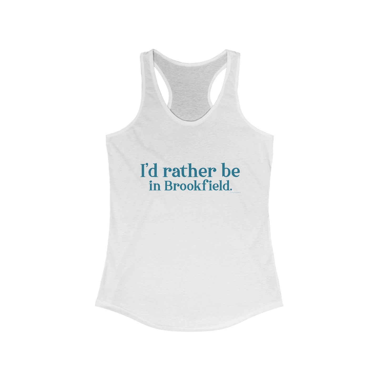 i'd rather be in brookfield tank top shirt // brookfield ct • Finding Connecticut