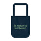 i'd rather be in chester tote bag // chester connecticut gifts and merch // finding connecticut 