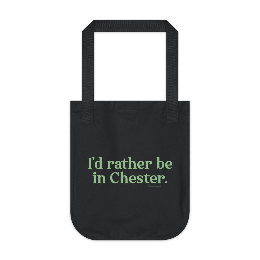 i'd rather be in chester tote bag // chester connecticut gifts and merch // finding connecticut 