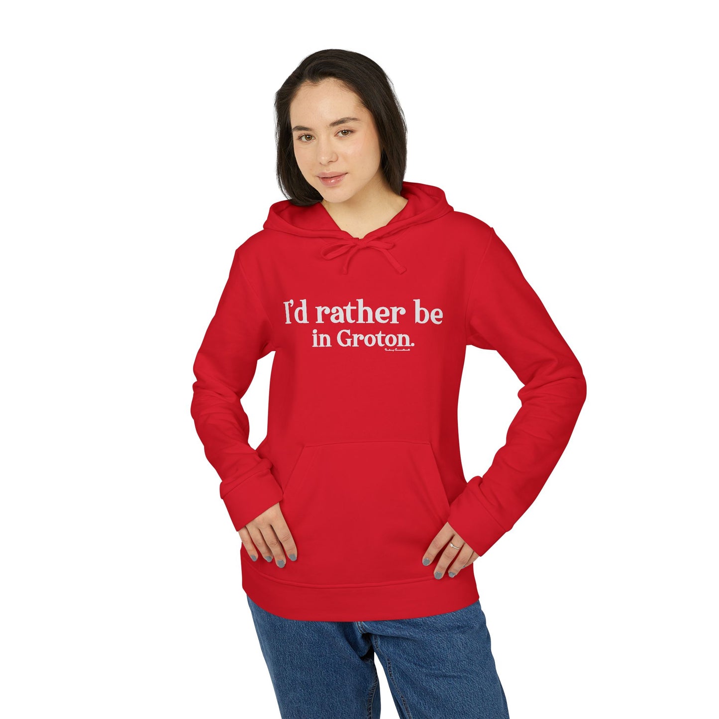 i'd rather be in in Groton // groton ct unisex adidas hoodie sweatshirt / finding conencticut 