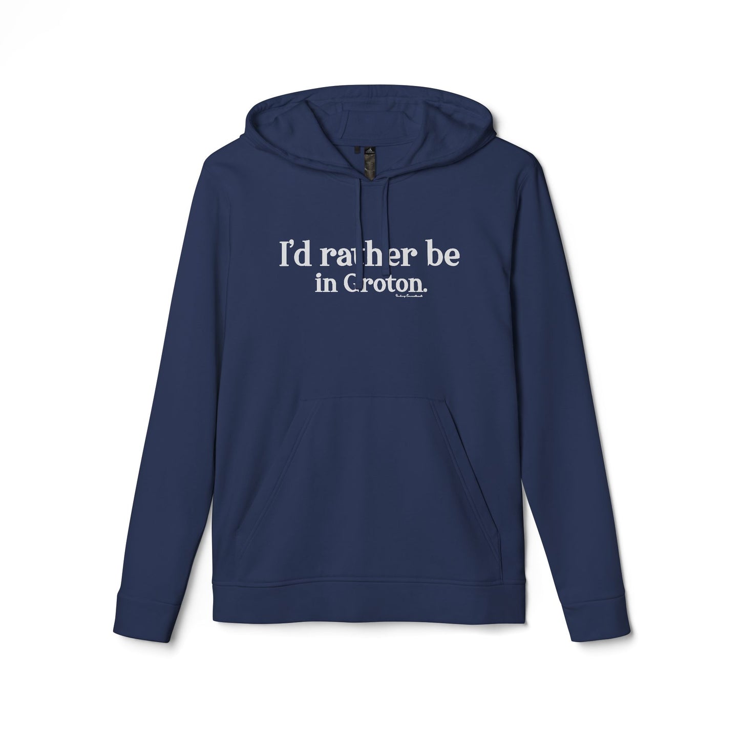 i'd rather be in in Groton // groton ct unisex adidas hoodie sweatshirt / finding conencticut 