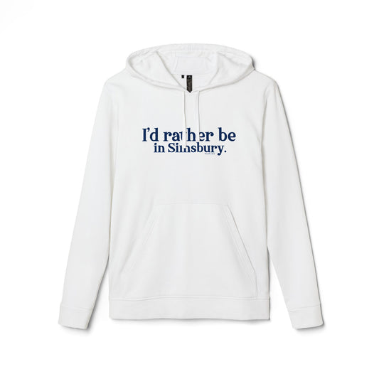 i'd rather be in simsbury // simsbury connecticut  unisex adidas hoodie sweatshirt / finding connecticut 