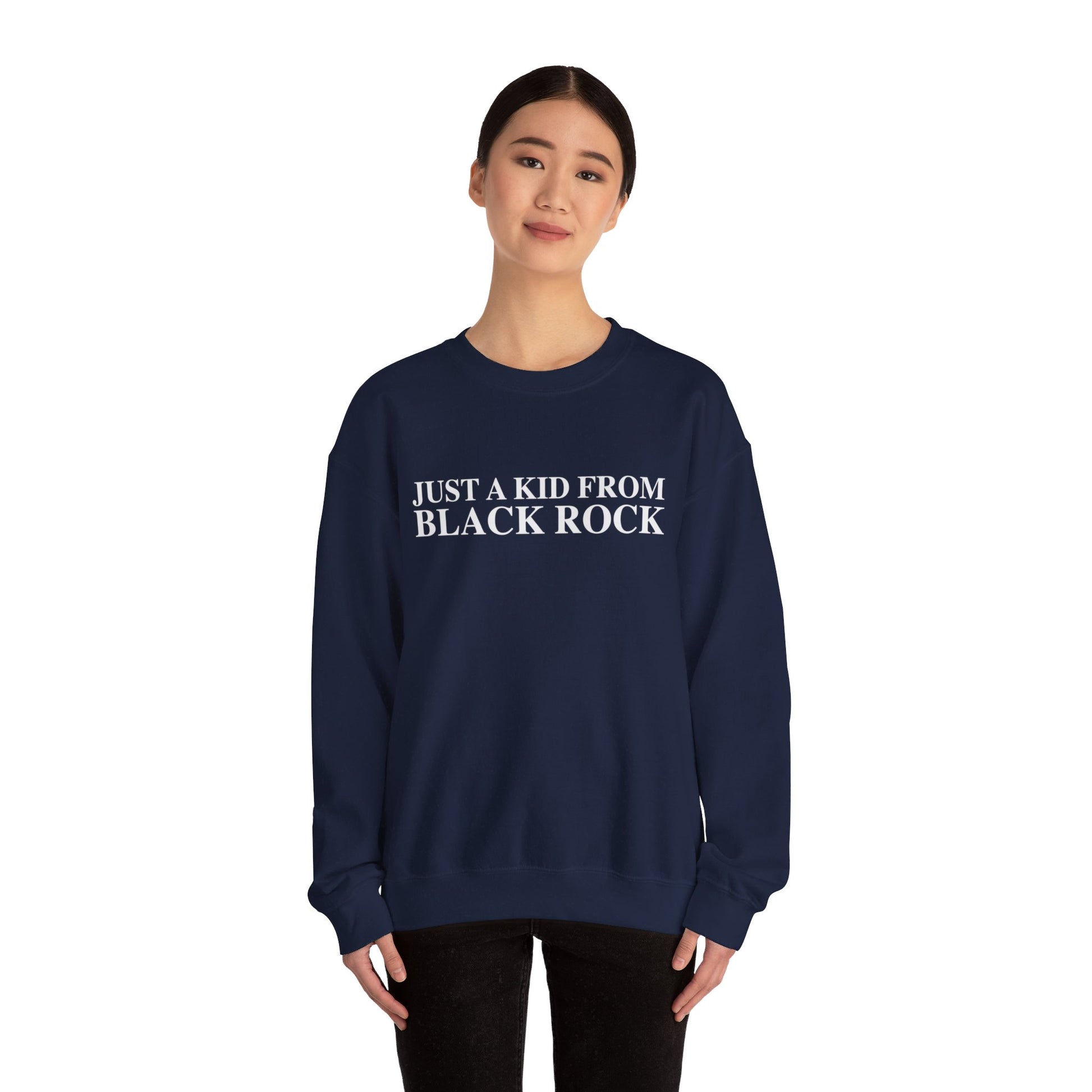 just a kid from Black Rock // Black Rock Bridgeport CT unisex sweatshirts // Finding Connecticut 