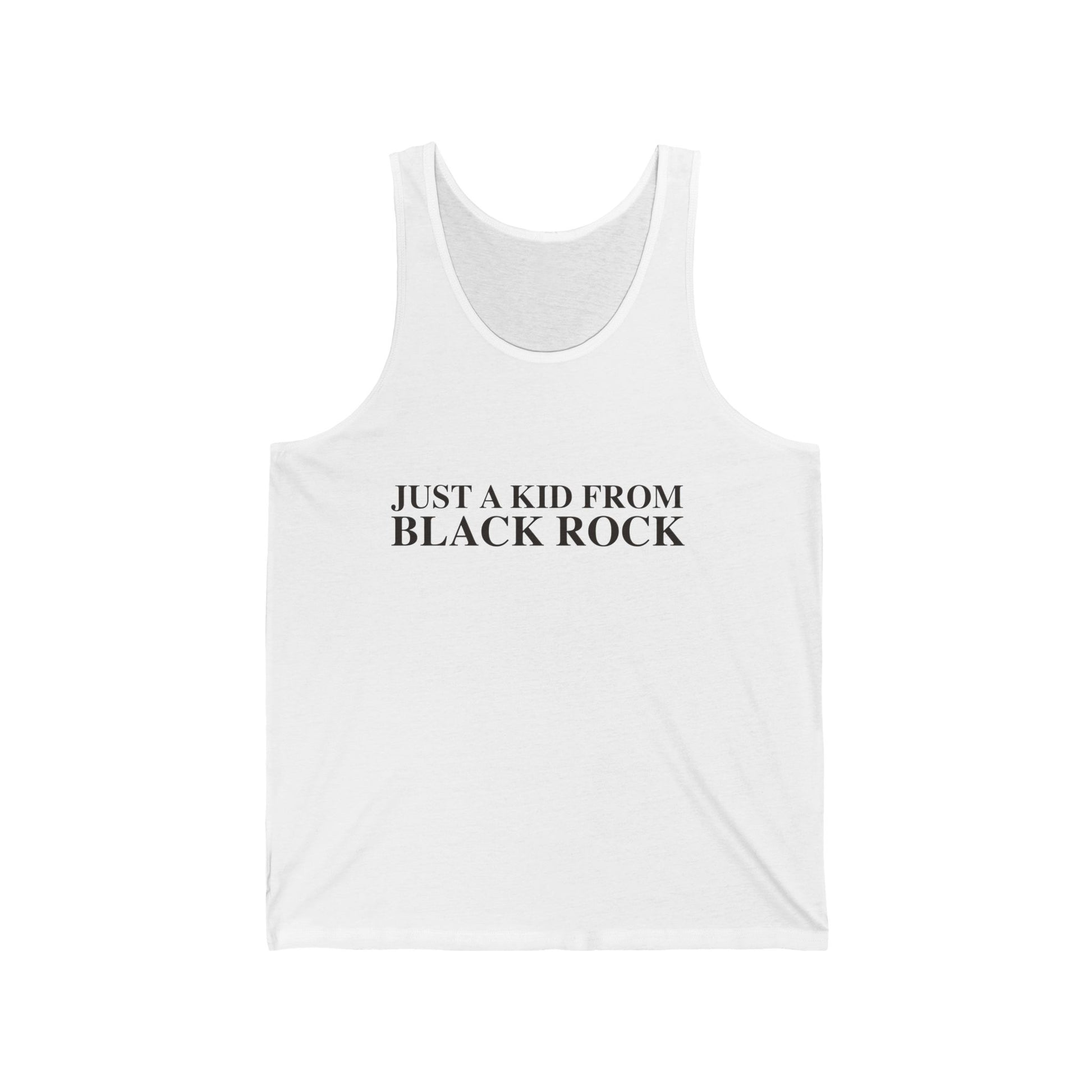 just a kid from Black Rock // Black Rock Bridgeport Connecticut unisex tank tops shirts   / Finding Connecticut  