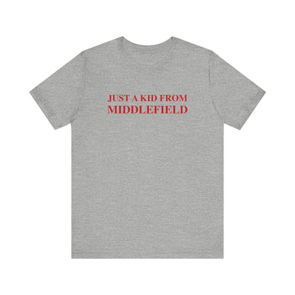 just a kid from Middlefield // Middlefield connecticut t shirt /// finding connecticut 