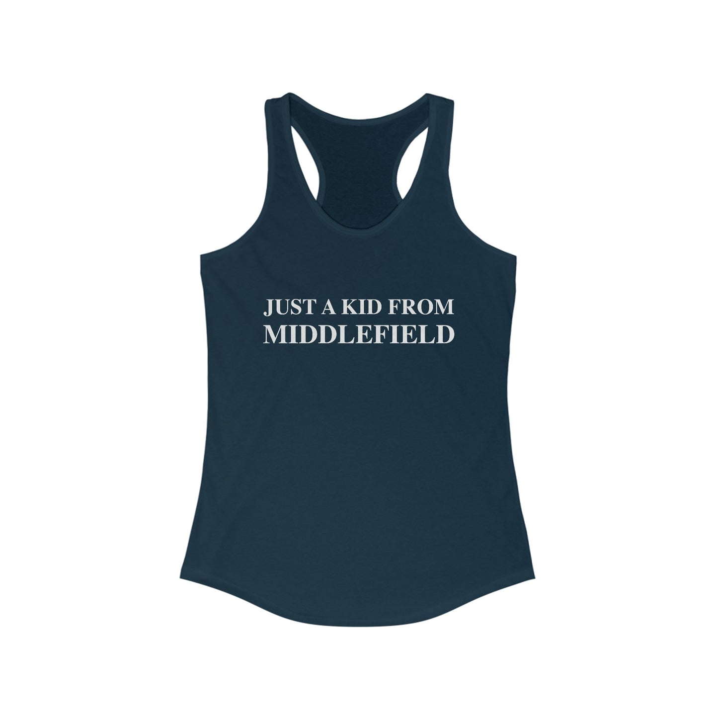 just a kid from Middlefield // Middlefield ct  women's tank top shirt /// finding connecticut 