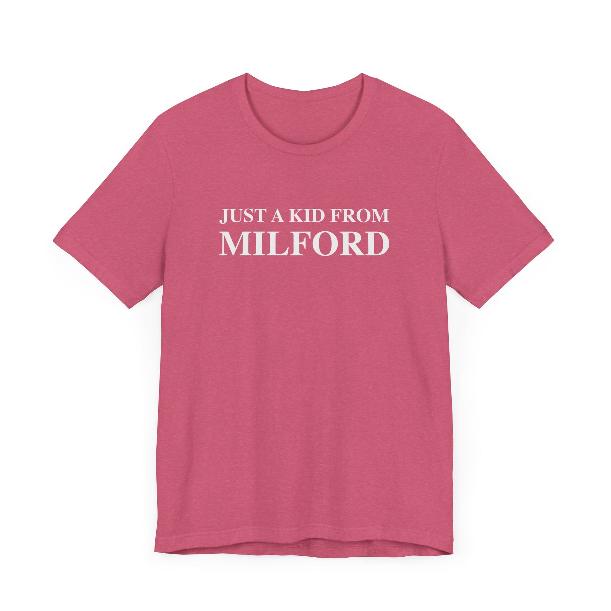 just a kid from Milford // Milford CT t shirt  // finding connecticut 