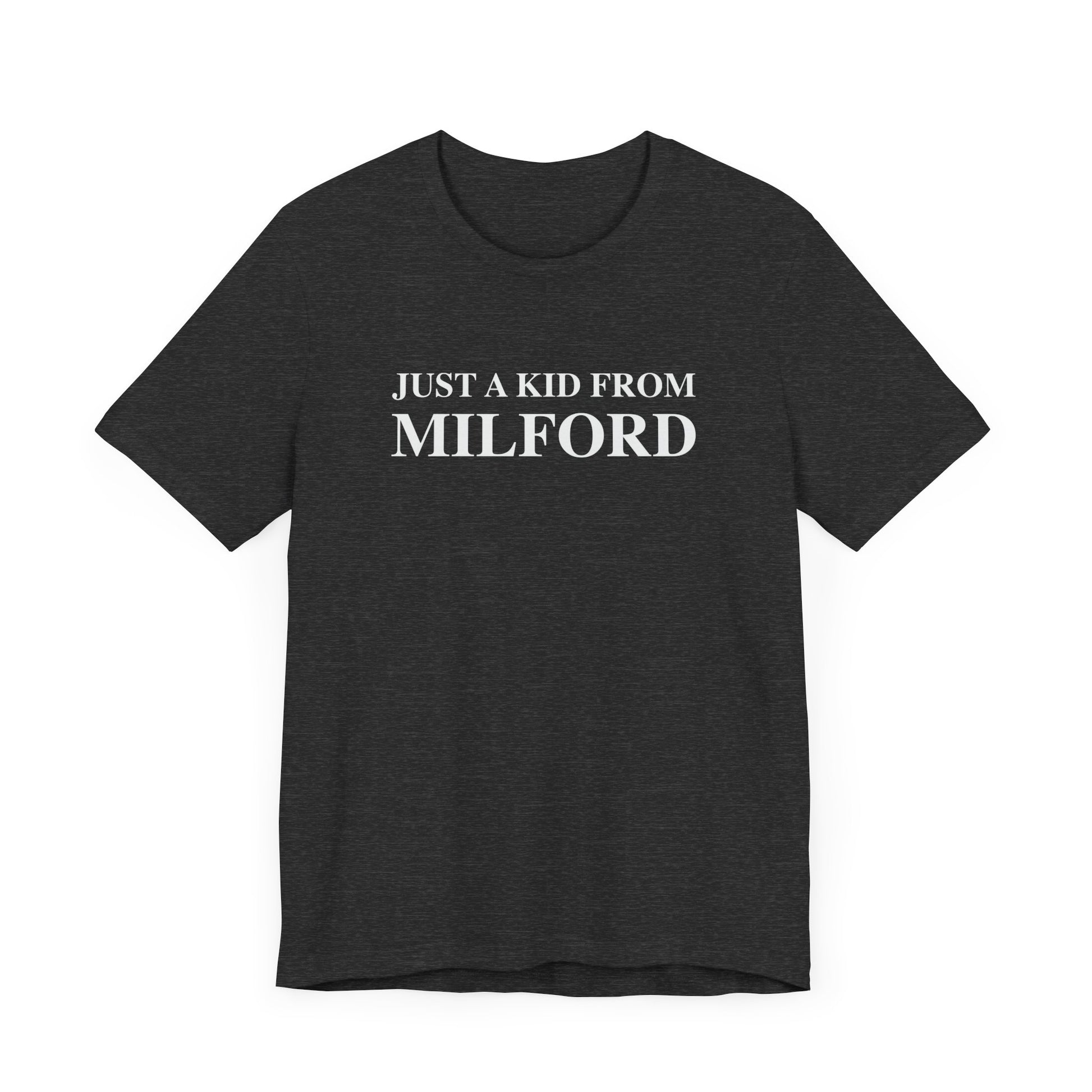 just a kid from Milford // Milford CT t shirt  // finding connecticut 