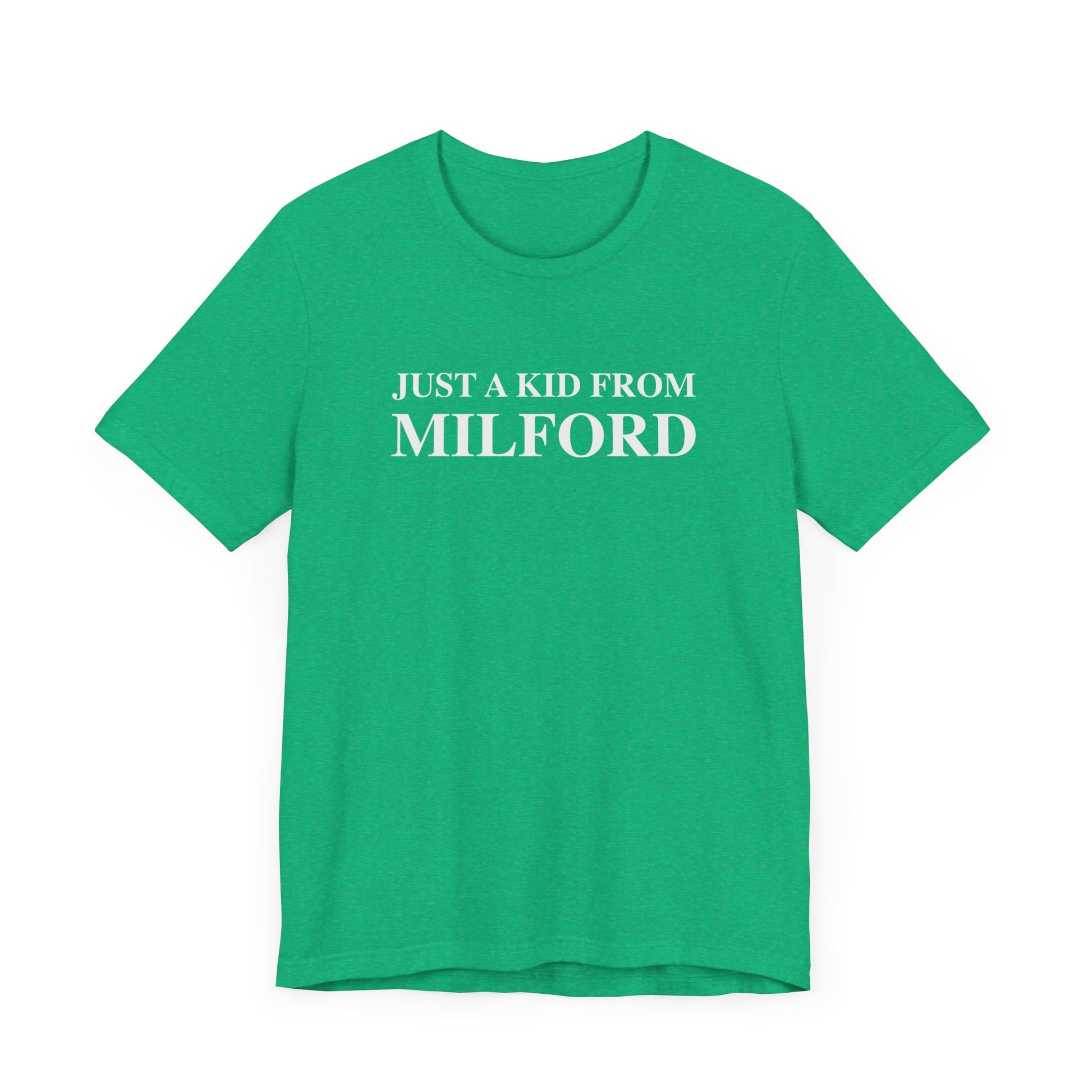 just a kid from Milford // Milford CT t shirt  // finding connecticut 
