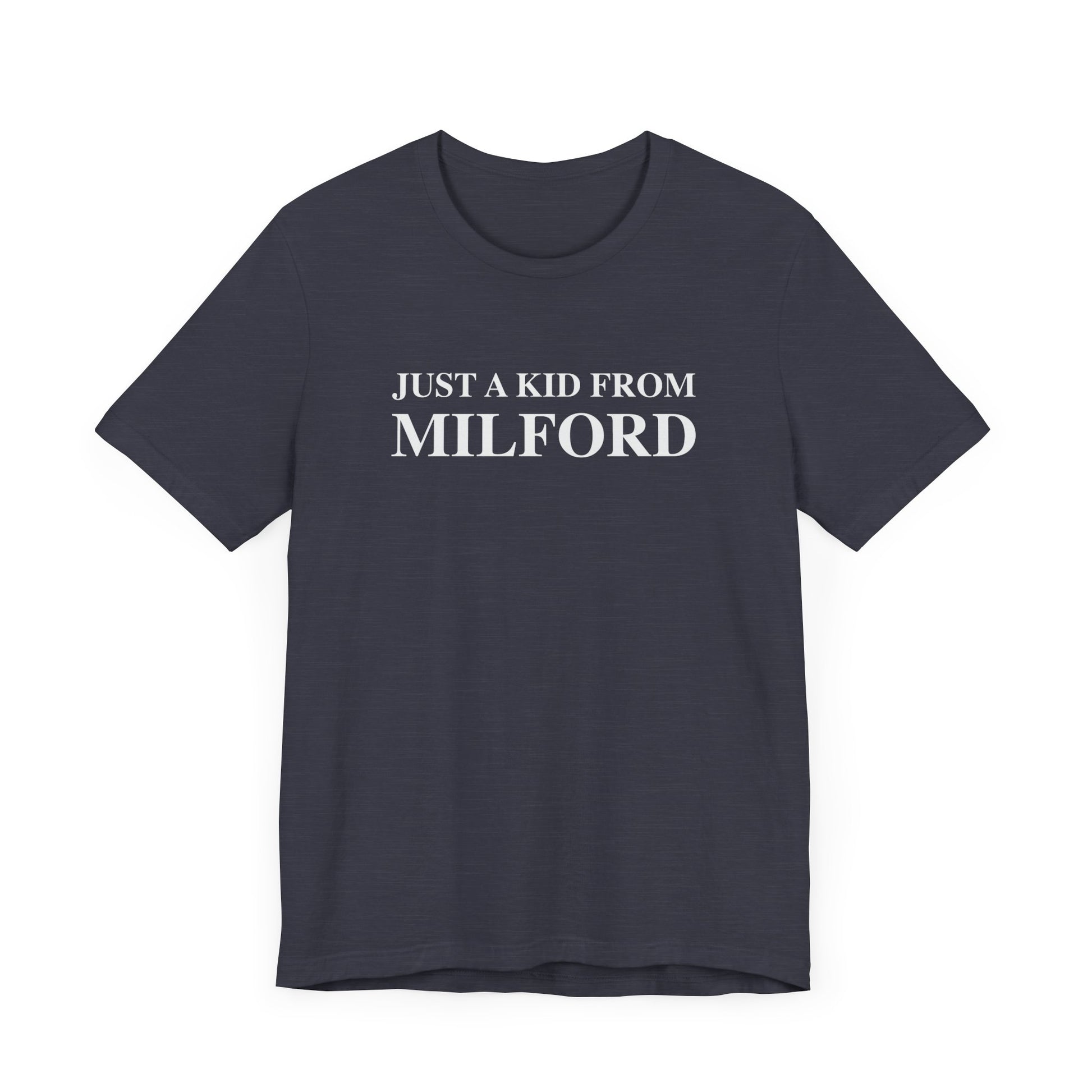 just a kid from Milford // Milford CT t shirt  // finding connecticut 