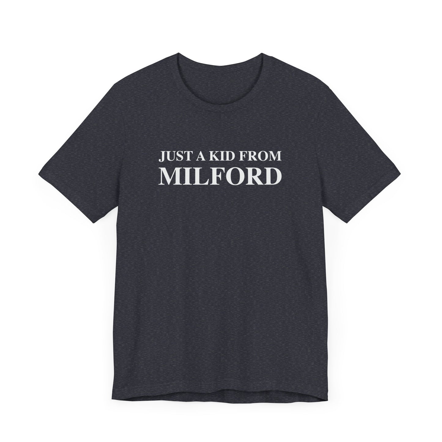 just a kid from Milford // Milford CT t shirt  // finding connecticut 
