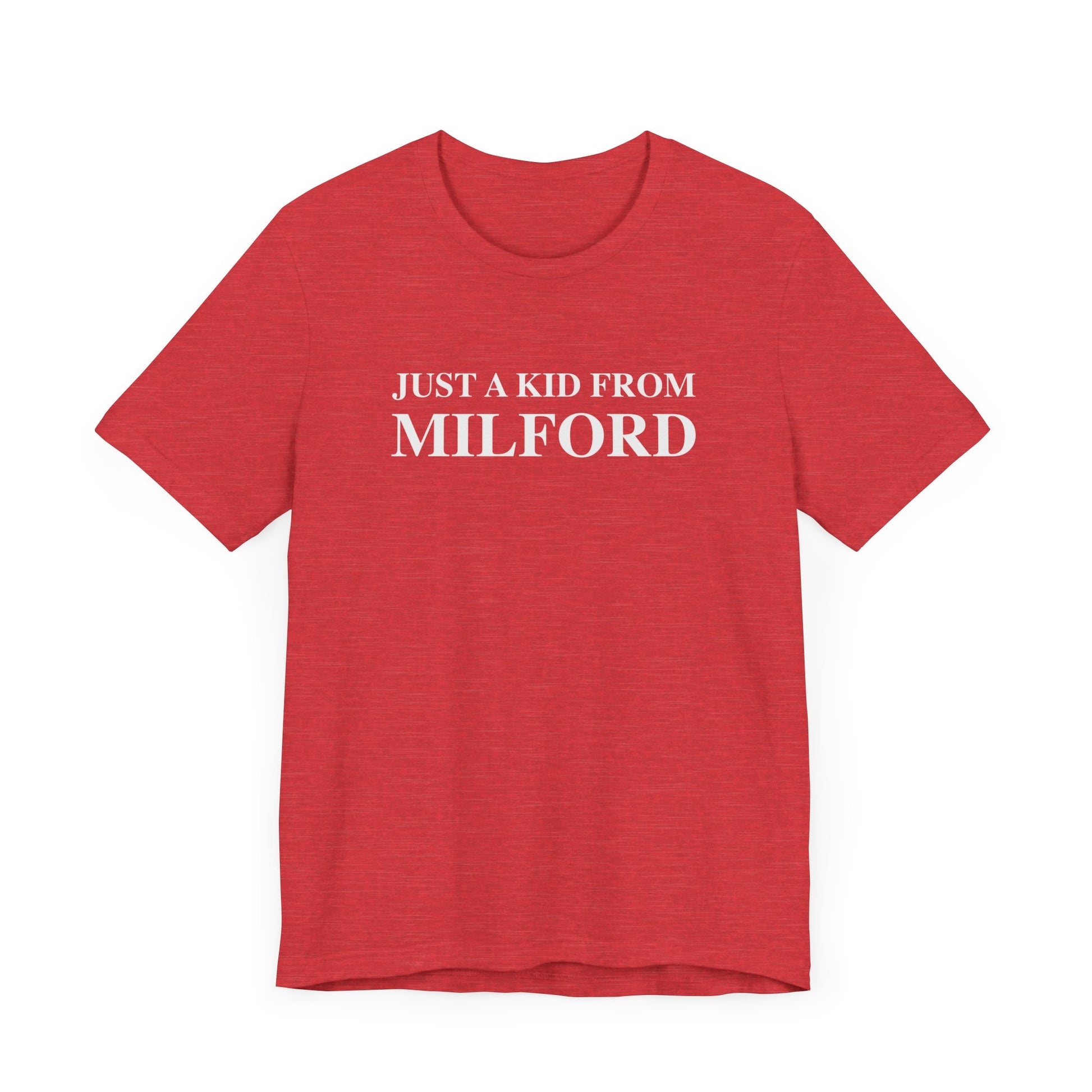 just a kid from Milford // Milford CT t shirt  // finding connecticut 