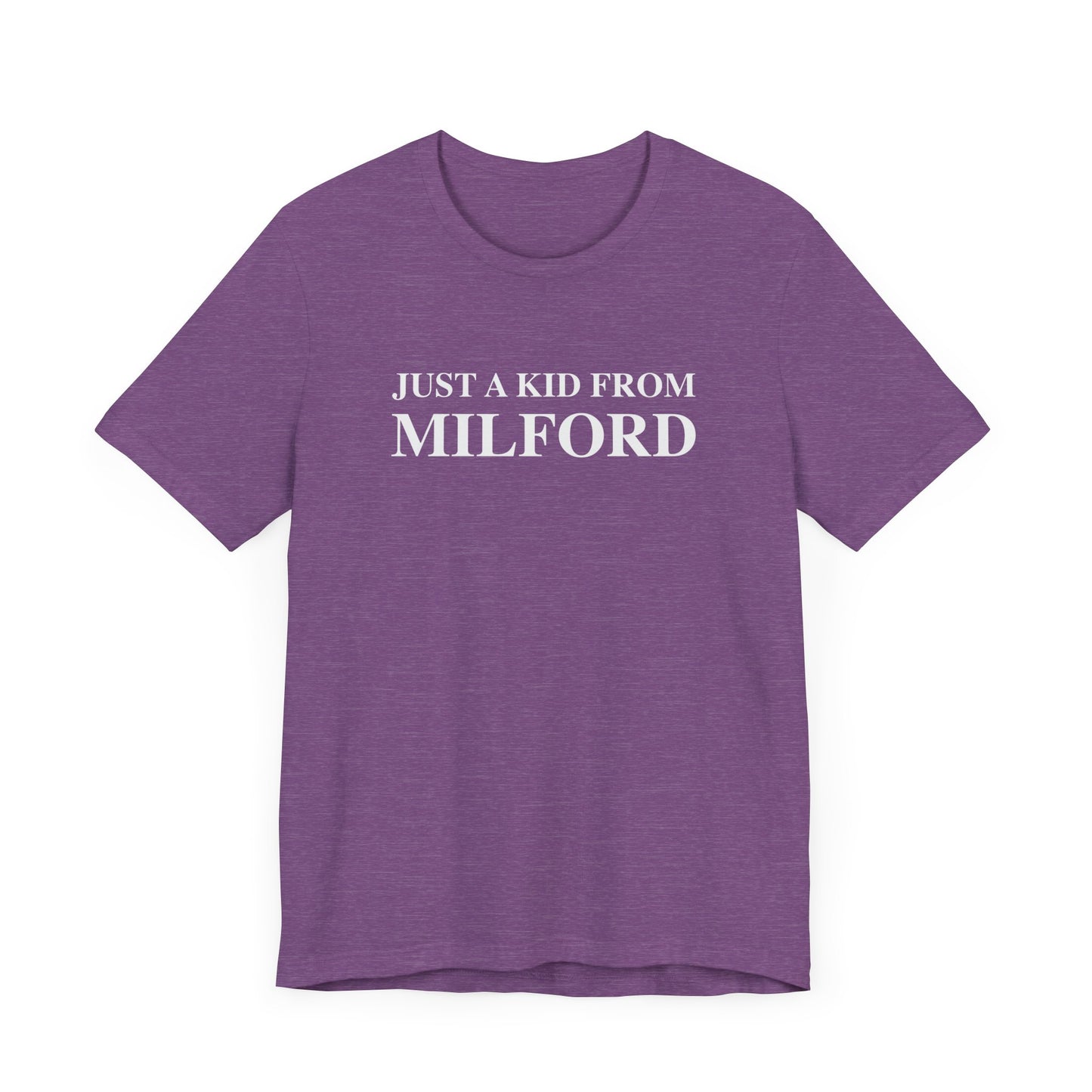 just a kid from Milford // Milford CT t shirt  // finding connecticut 