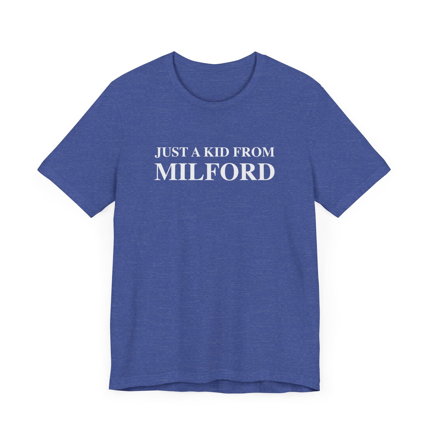 just a kid from Milford // Milford CT t shirt  // finding connecticut 
