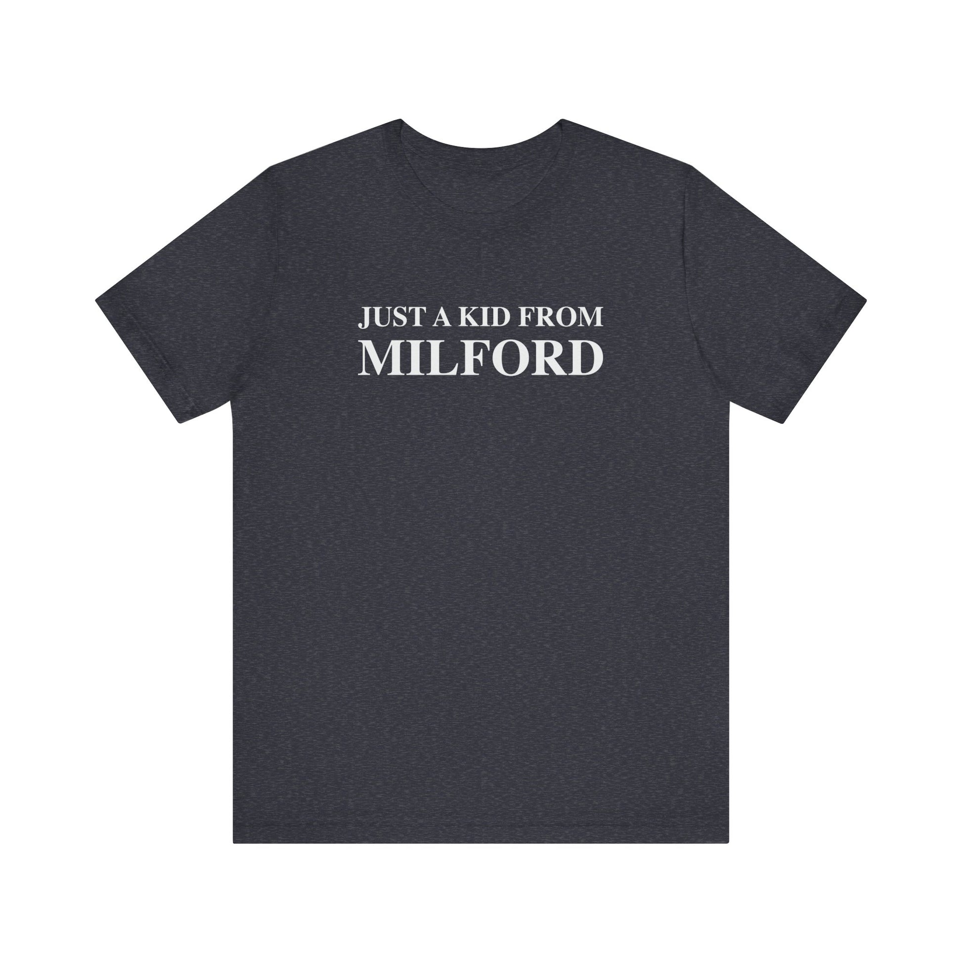 just a kid from Milford // Milford CT t shirt  // finding connecticut 