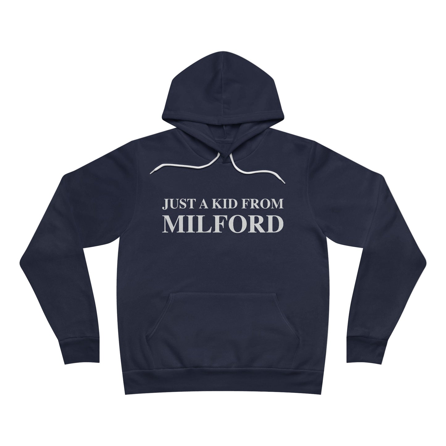 just a kid from Milford // Milford CT unisex hoodie sweatshirt  // finding connecticut 
