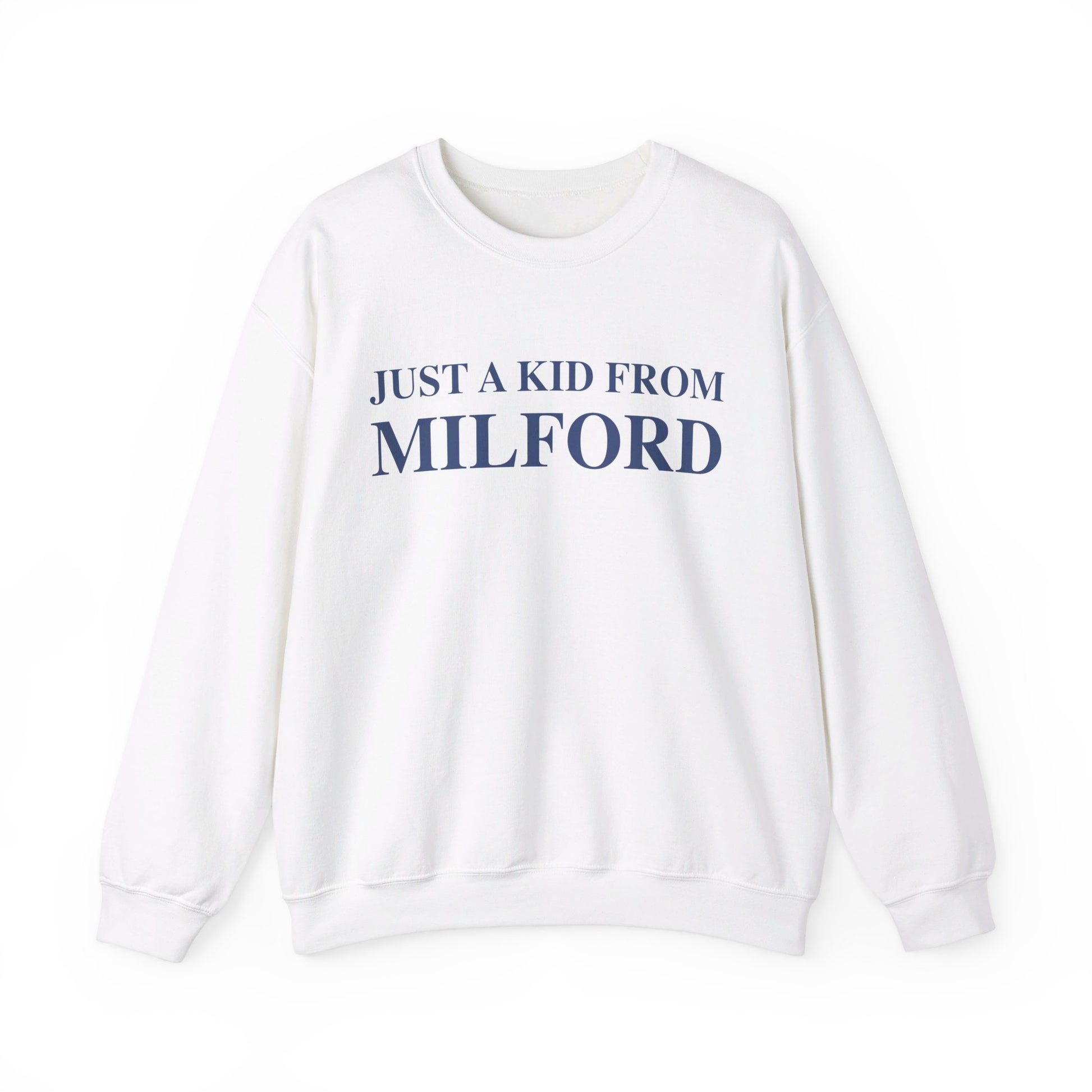 just a kid from Milford // Milford Connecticut  sweatshirt   // finding connecticut 