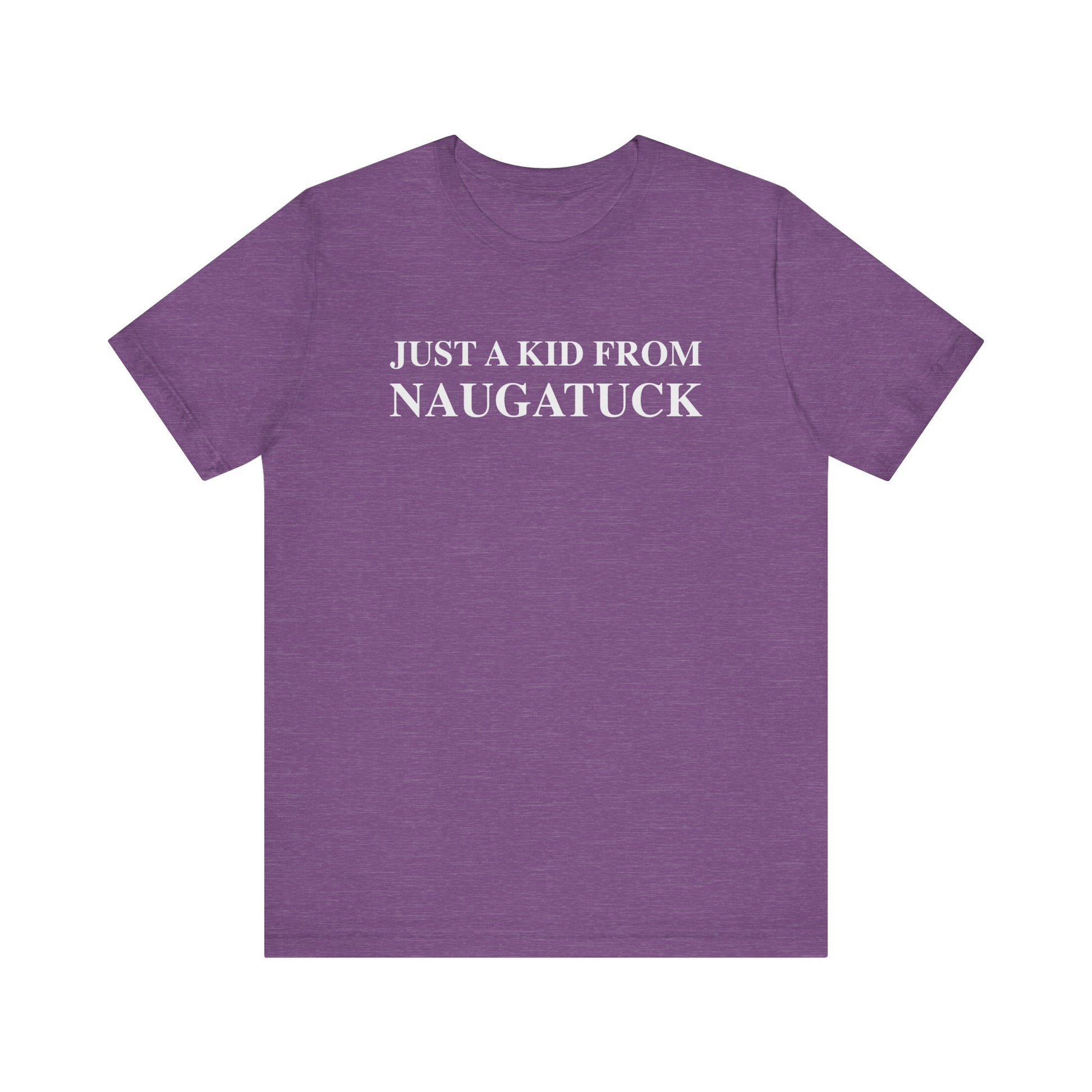 just a kid from Naugatuck // Naugatuck CT unisex t shirt // finding connecticut  