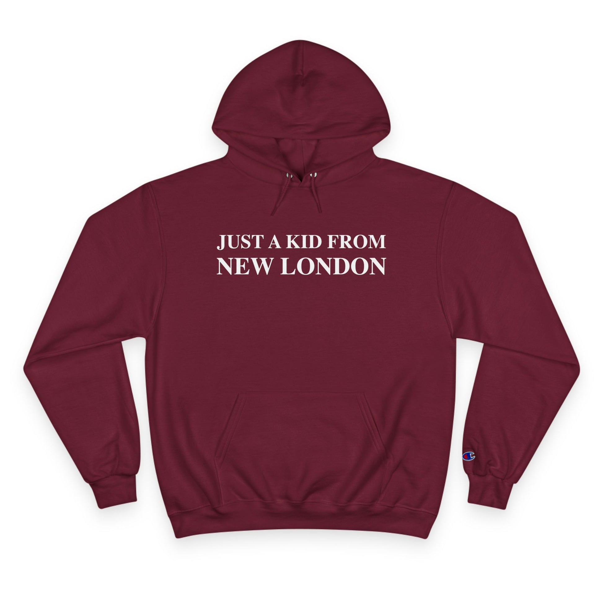 just a kid from New London // New London CT champion hoodie sweatshirts // finding connecticut 