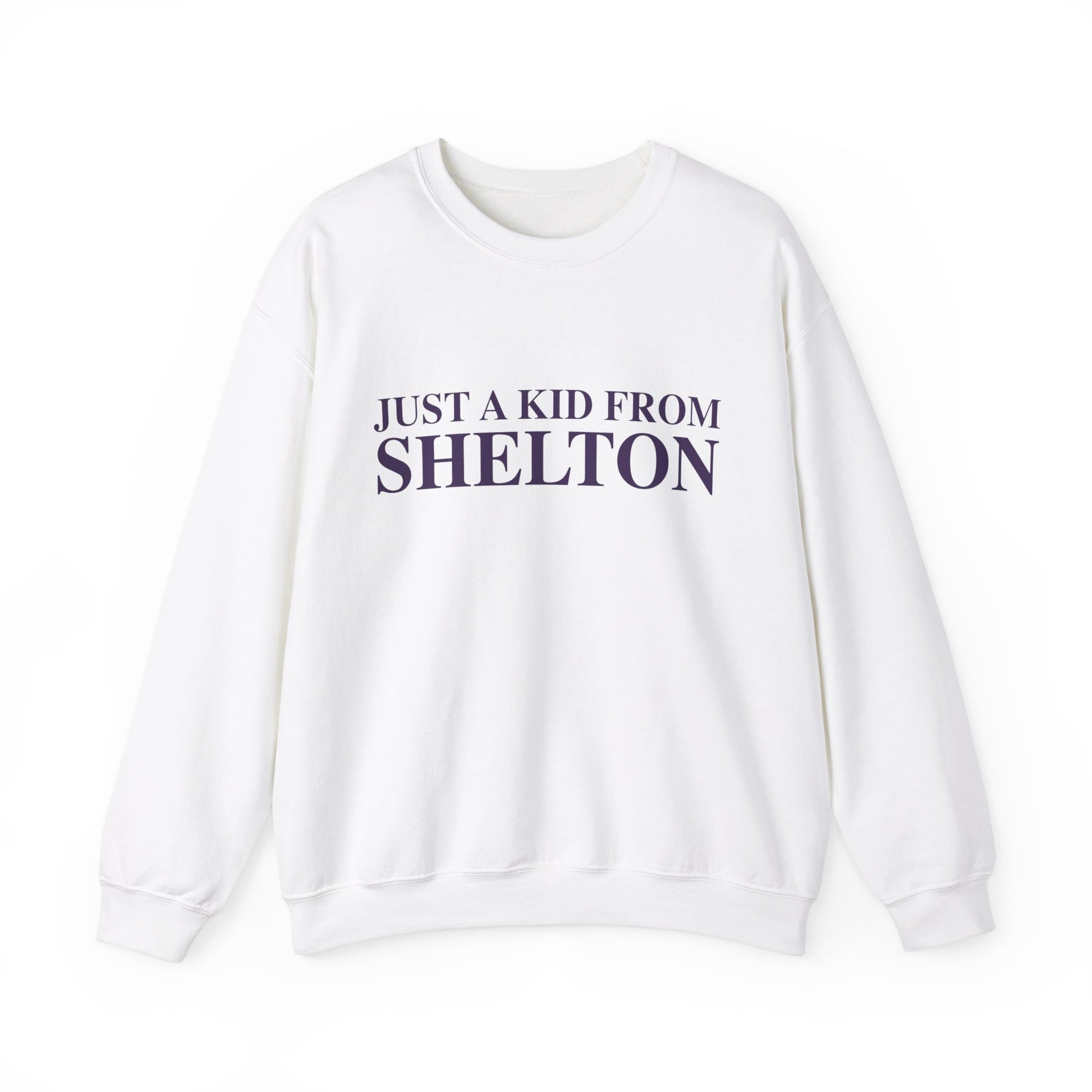 just a kid from Shelton // shelton Connecticut unisex  sweatshirt // finding connecticut 