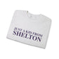just a kid from Shelton // shelton Connecticut unisex  sweatshirt // finding connecticut 