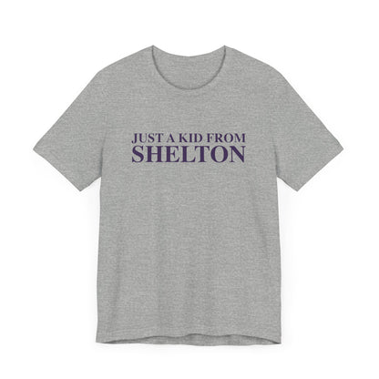 just a kid from Shelton // shelton Connecticut unisex t shirts  // finding connecticut 