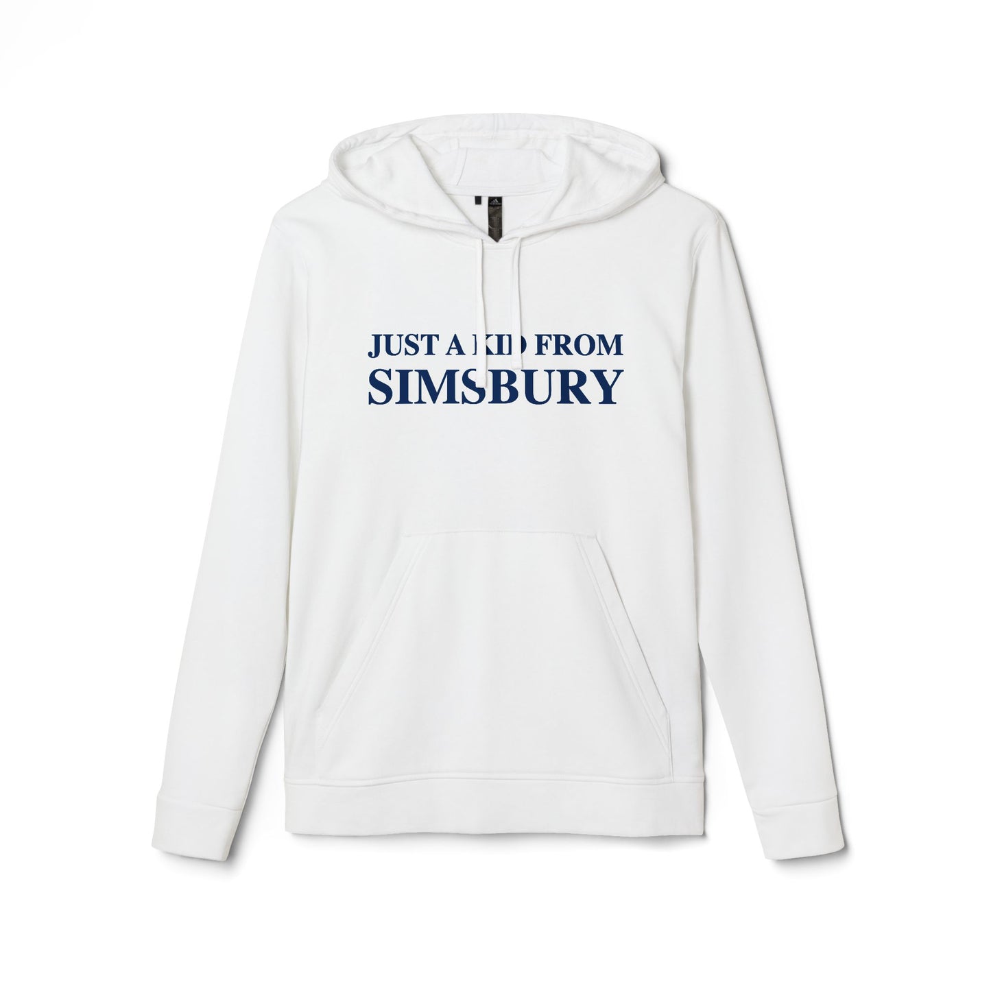 just a kid from Simsbury // Simsbury Connecticut adidas unisex hoodie sweatshirt // finding connecticut 