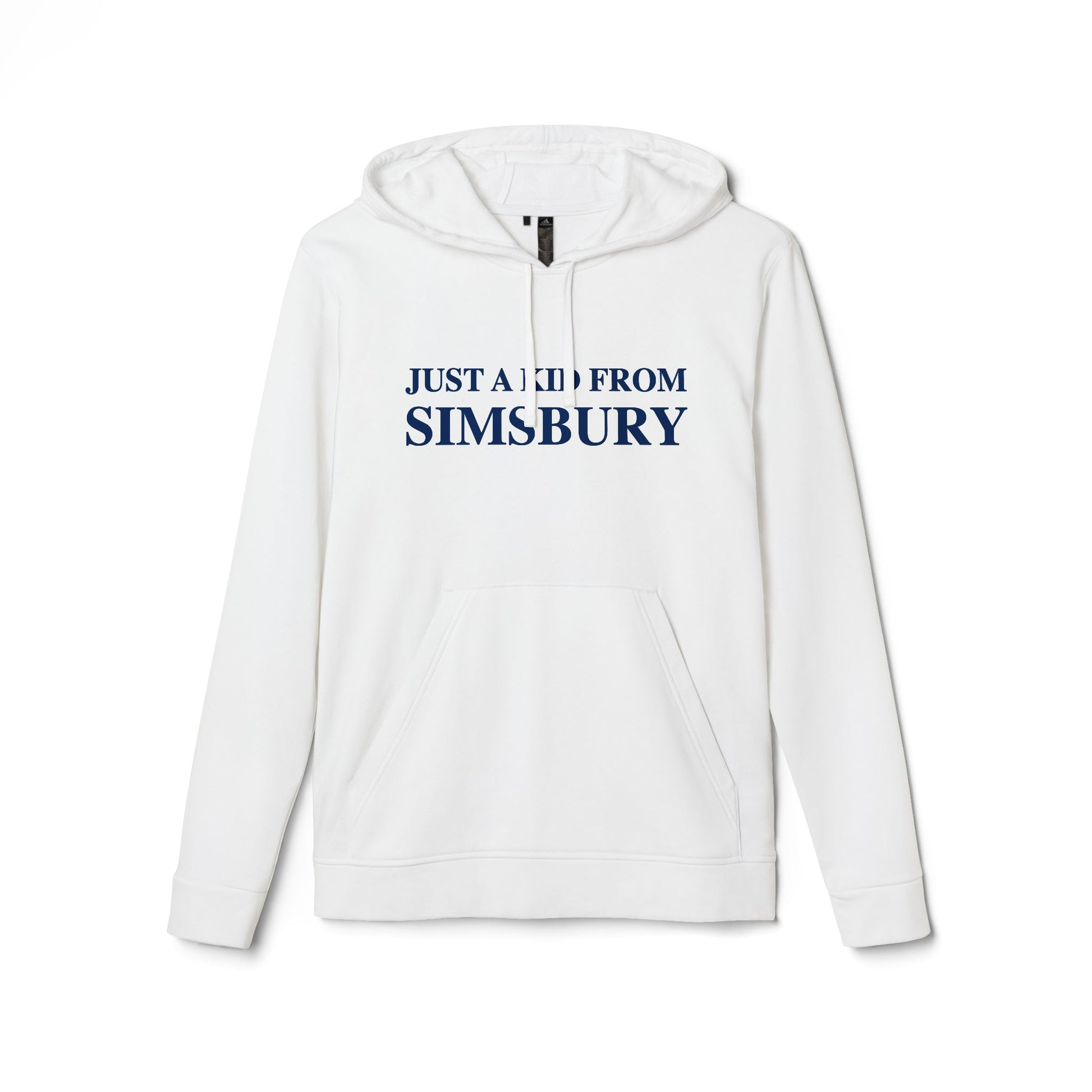 just a kid from Simsbury // Simsbury Connecticut adidas unisex hoodie sweatshirt // finding connecticut 