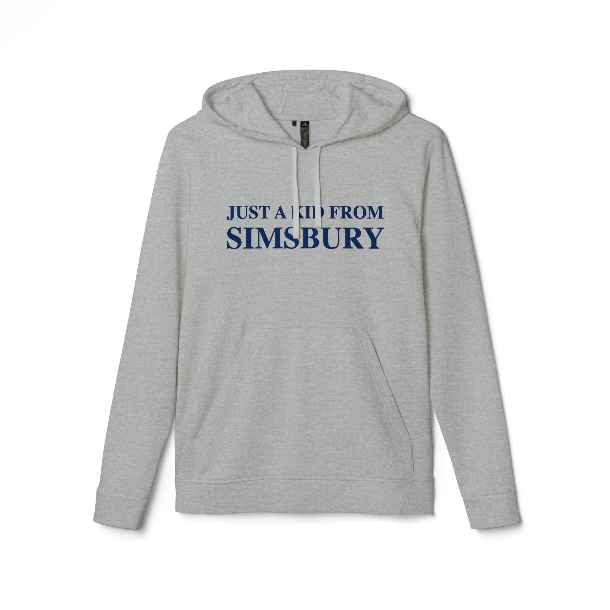 just a kid from Simsbury // Simsbury Connecticut adidas unisex hoodie sweatshirt // finding connecticut 