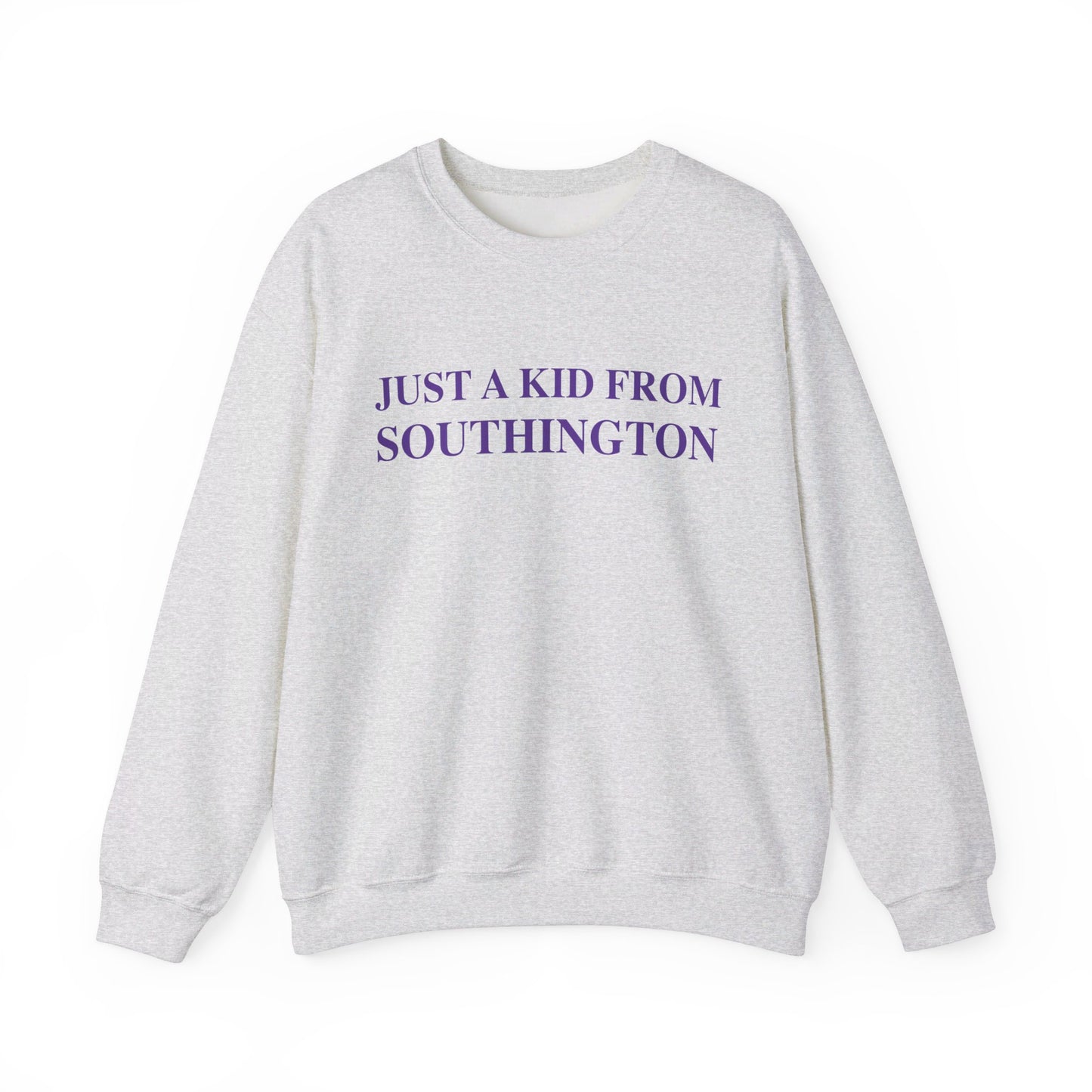 just a kid from  Southington //  Southington connecticut unisex sweatshirt // finding connecticut