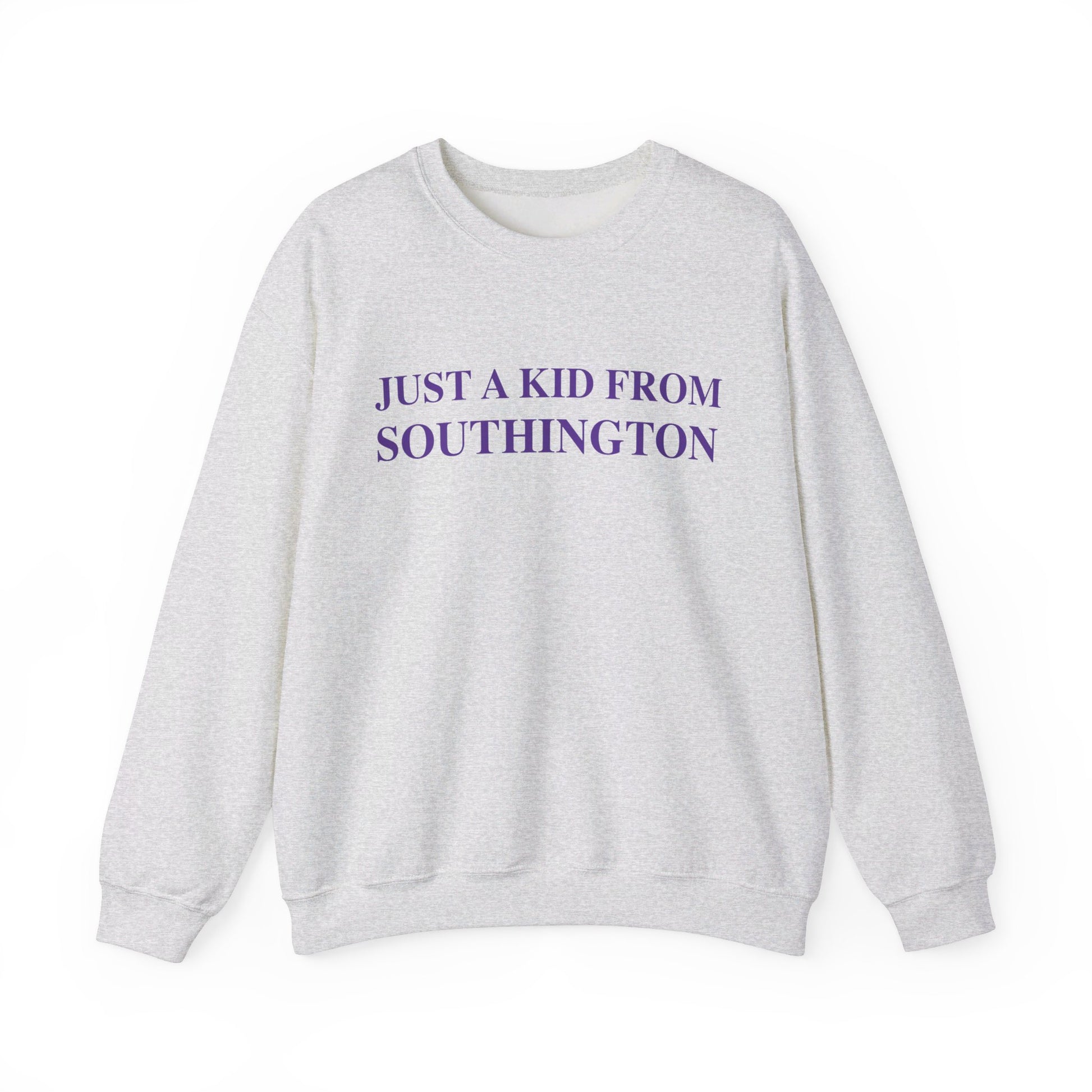 just a kid from  Southington //  Southington connecticut unisex sweatshirt // finding connecticut