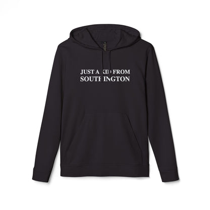just a kid from  Southington //  Southington ct adidas hoodie sweatshirt // finding connecticut 