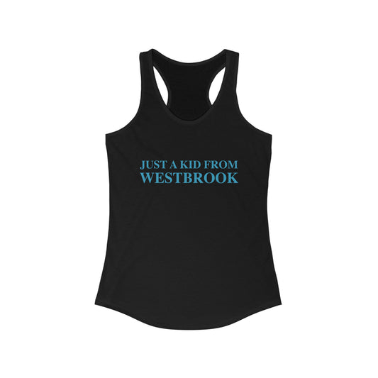 just a kid from Westbrook // Westbrook connecticut woman's tank top shirt // finding Connecticut    