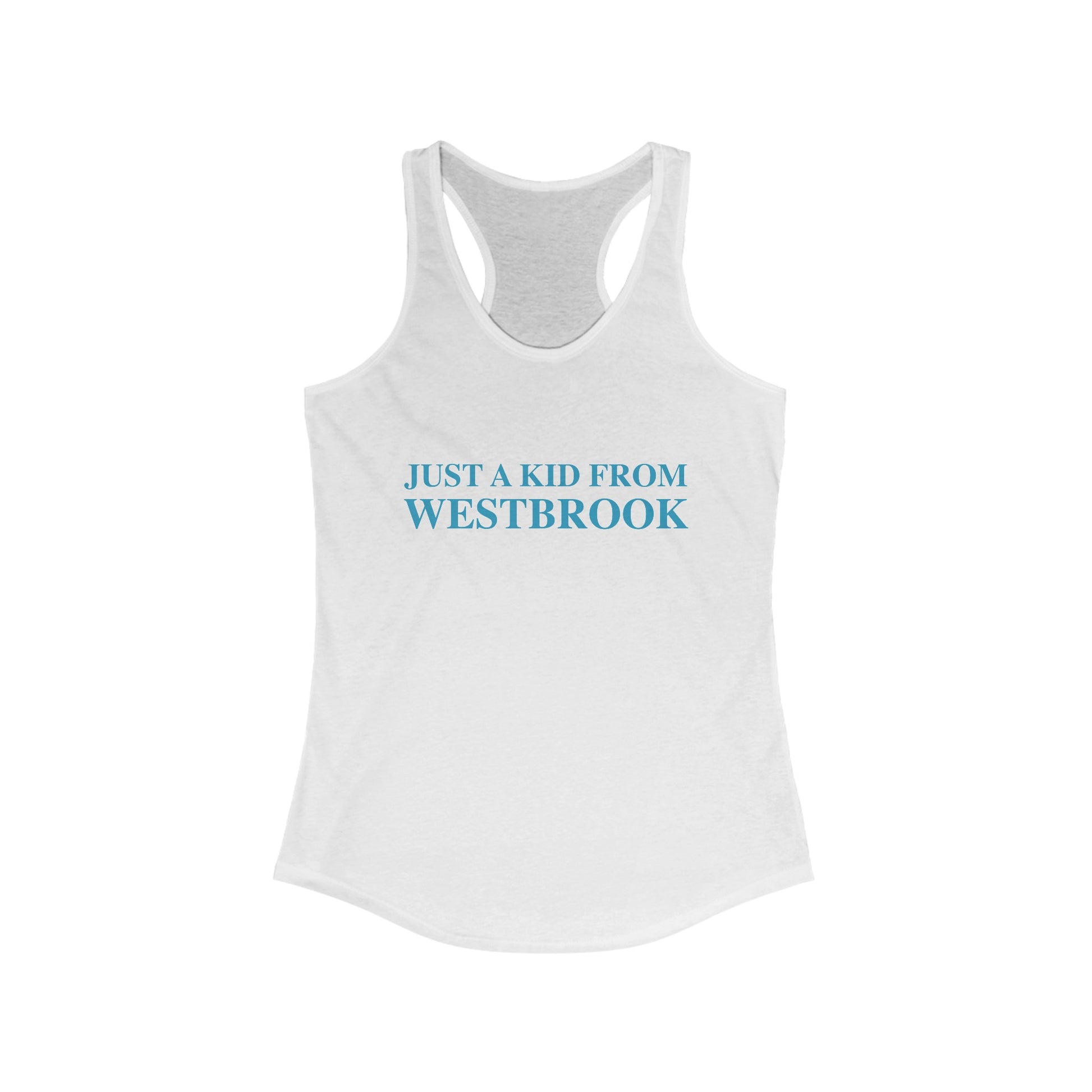 just a kid from Westbrook // Westbrook connecticut woman's tank top shirt // finding Connecticut    