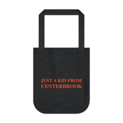 just a kid from centerbrook tote bag // centerbrook conencticut gifts and merch // finding connecticut 