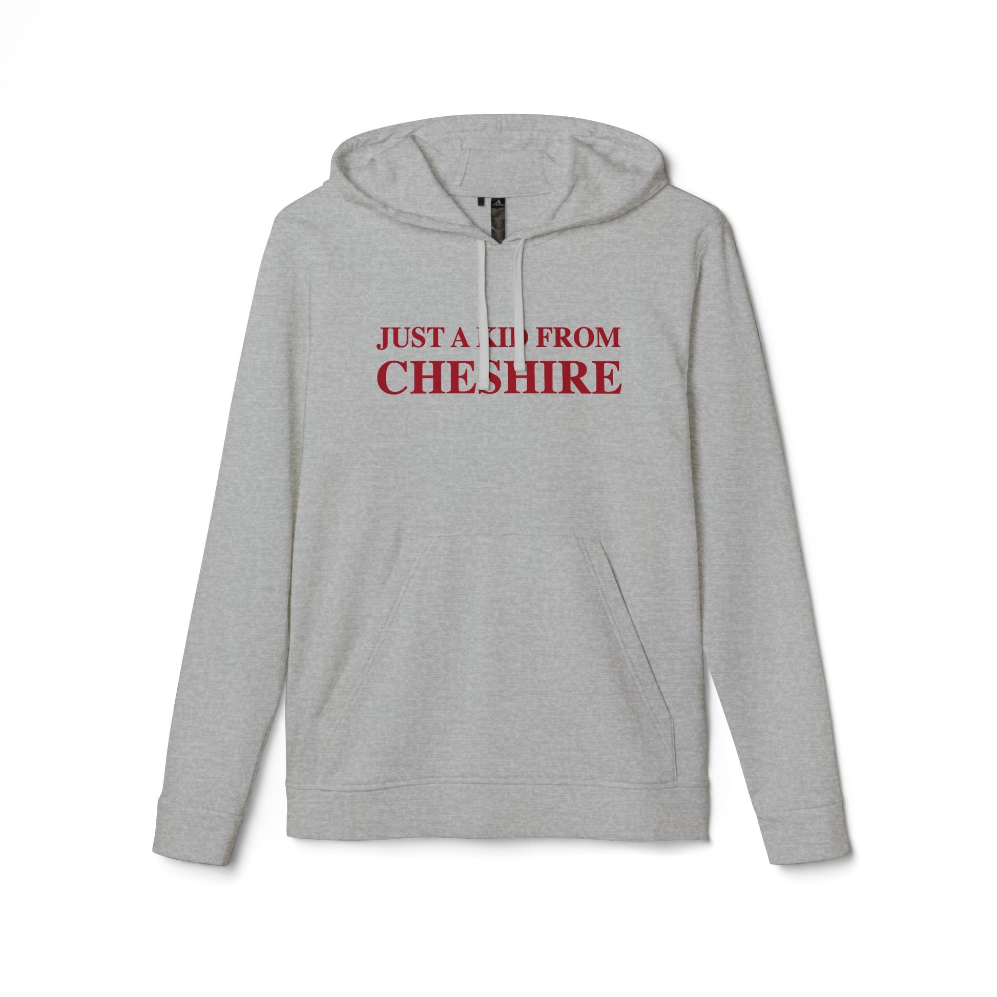 just a kid from cheshire // cheshire connecticut adidas unisex hoodie sweatshirt // finding connecticut