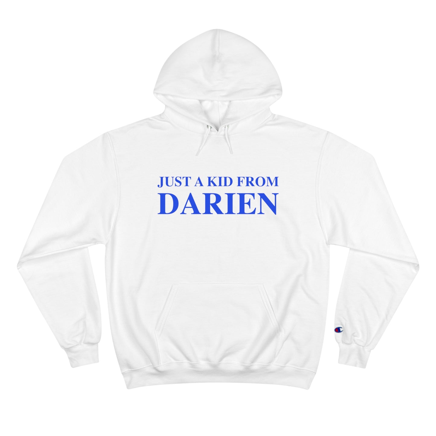 just a kid from darien // darien connecticut champion hoodie sweatshirt // finding connecticut 
