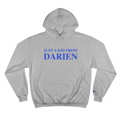 just a kid from darien // darien connecticut champion hoodie sweatshirt // finding connecticut 