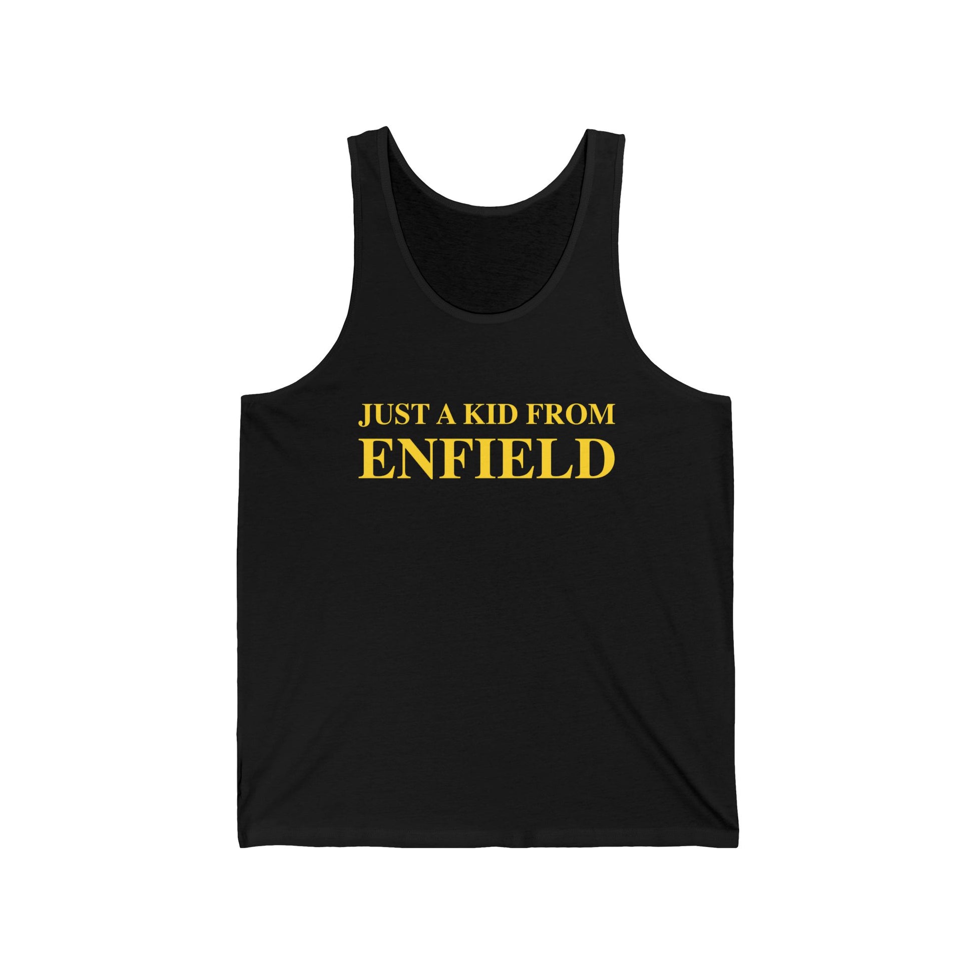 just a kid from enfield // enfield connecticut tank top shirt // finding connecticut