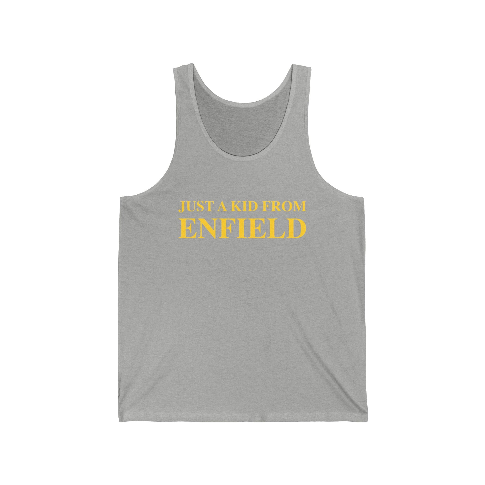 just a kid from enfield // enfield connecticut tank top shirt // finding connecticut
