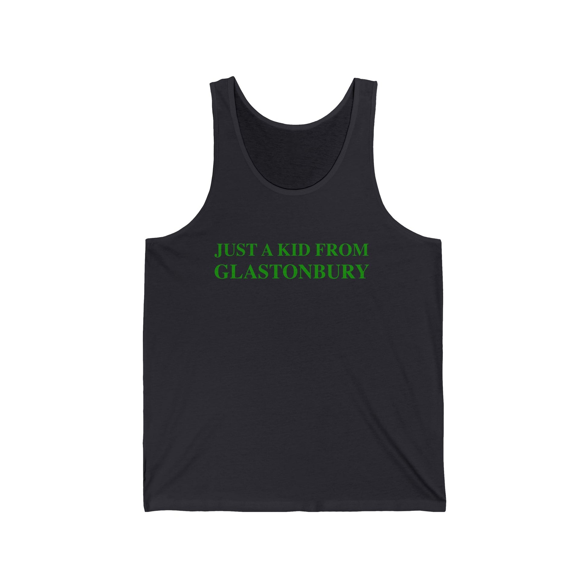just a kid from glastonbury // glastonbury Connecticut unisex tank top shirts // finding connecticut  