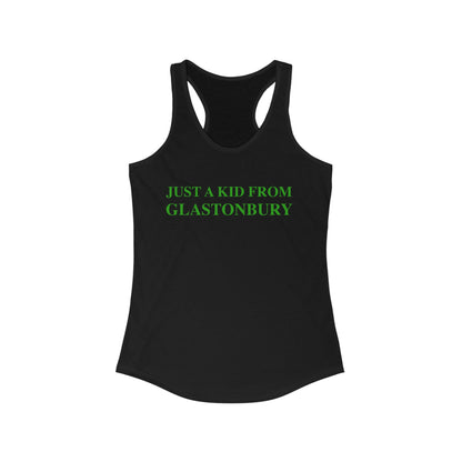 just a kid from glastonbury // glastonbury Connecticut womens tank top shirt     // finding connecticut  