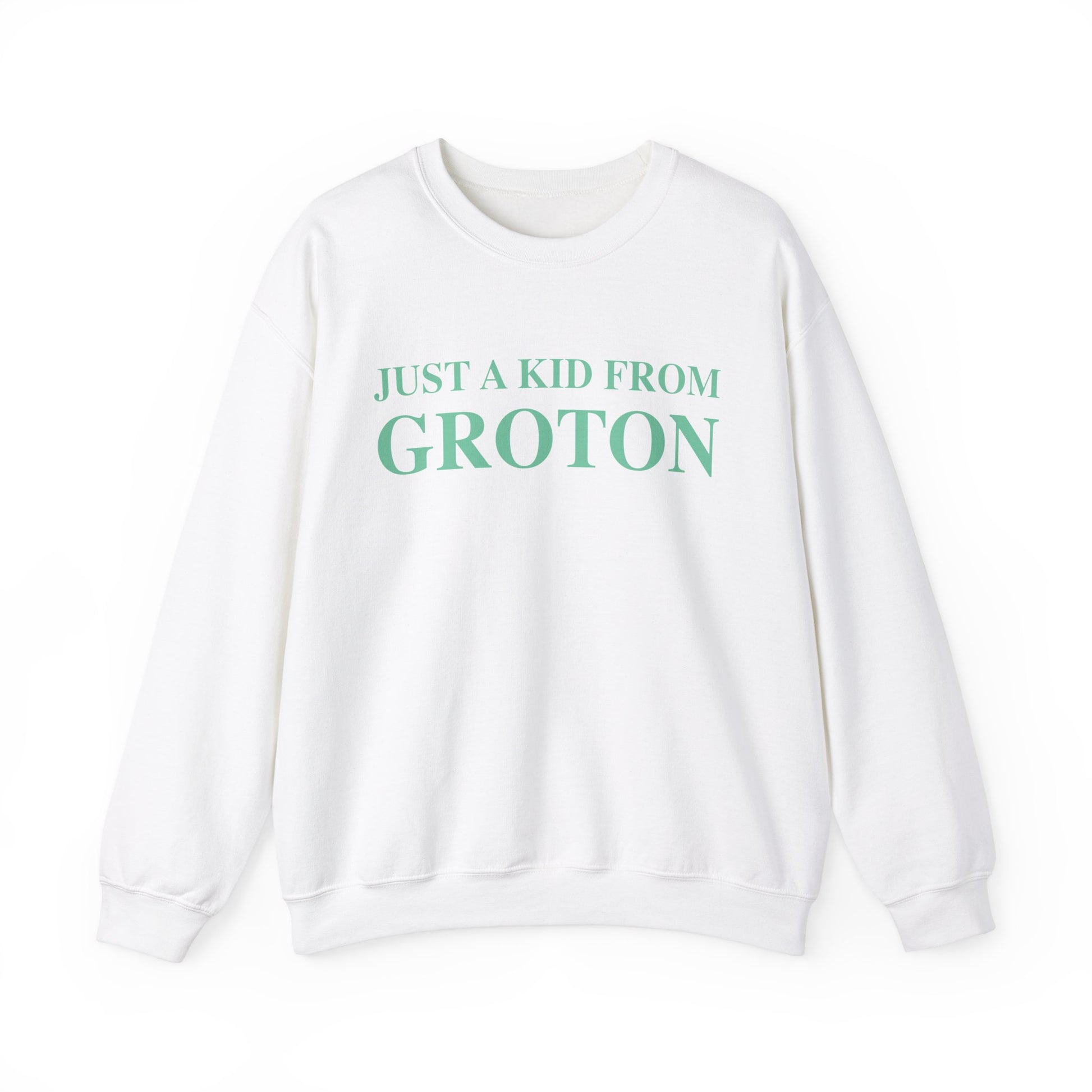 just a kid from groton // groton connecticut unisex sweatshirts  // finding connecticut 