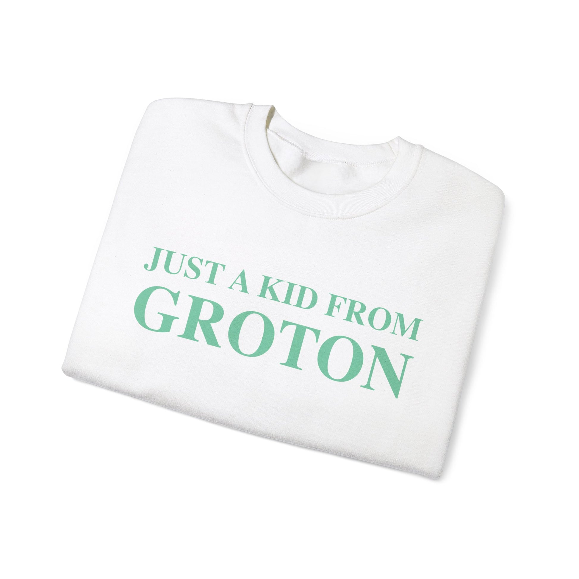 just a kid from groton // groton connecticut unisex sweatshirts  // finding connecticut 