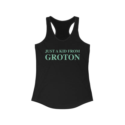 just a kid from groton // groton connecticut womens tank top shirt   // finding connecticut  
